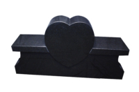 Cremation Bench with Heart
