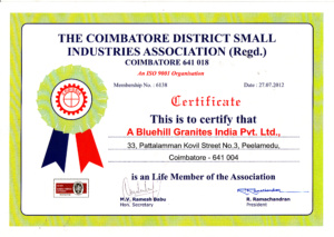 Codissia Certificate