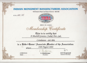 IMMA Certificate